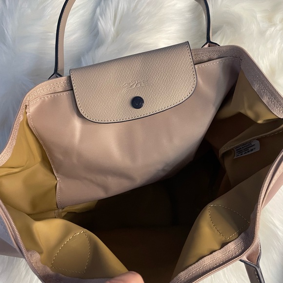 Longchamp le Pliage tote brand new never used taupe - Picture 6 of 6